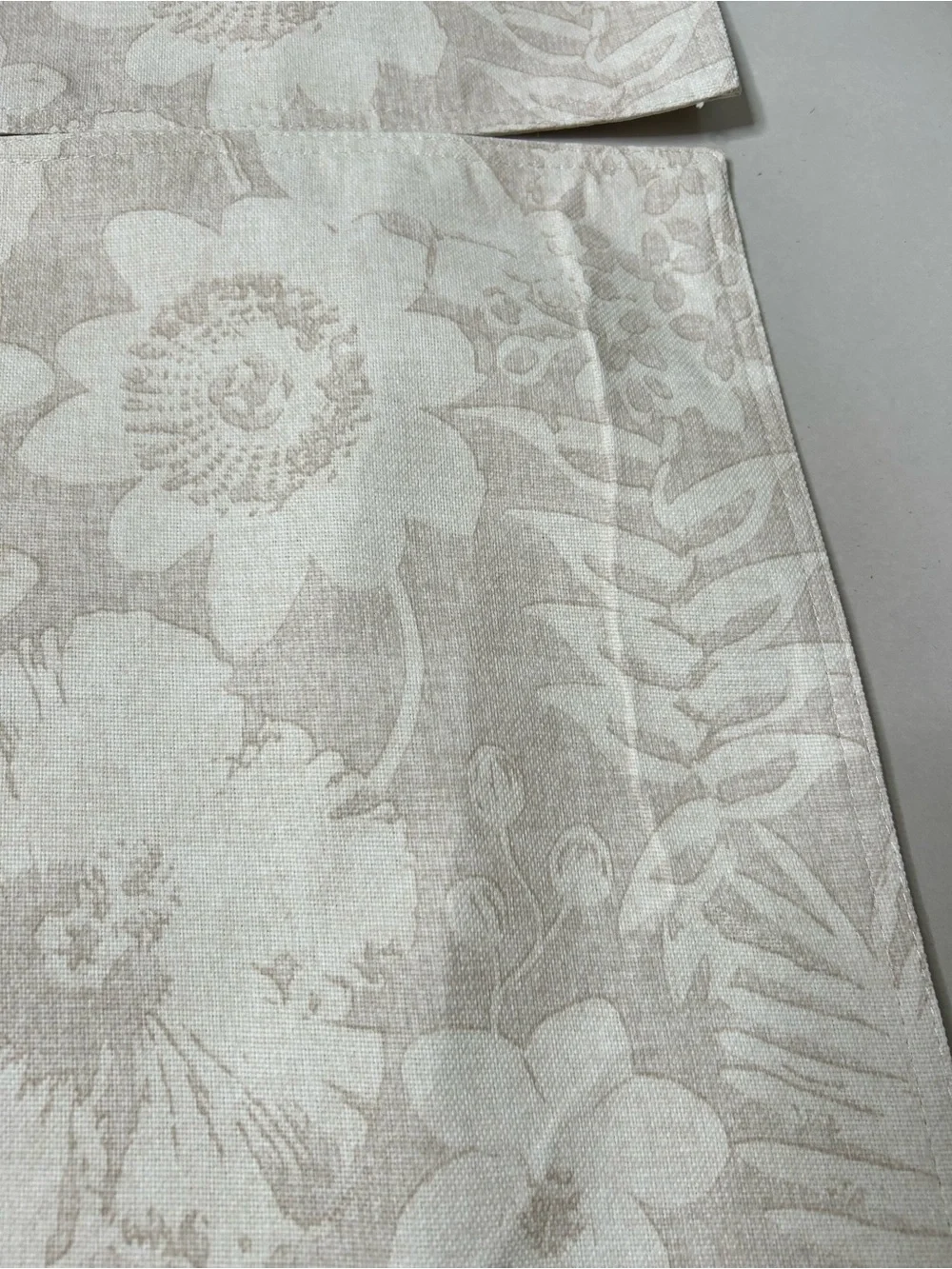 Tommy Bahama Neutral Floral & Parrot Placemats Set of 3 Tropical Summer Beachy